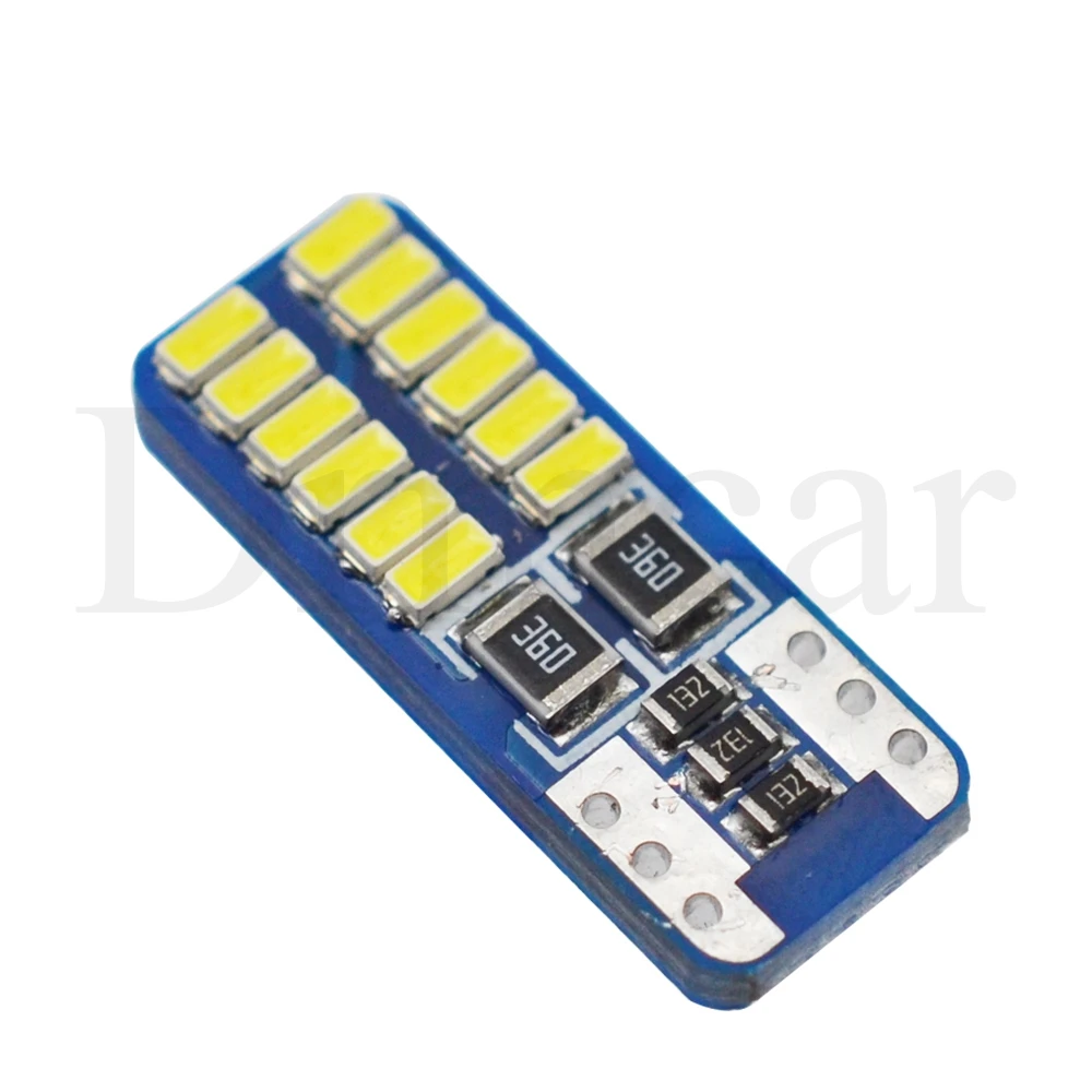 T10 24smd светодиодный светильник автомобильная лампа CANBUS без ошибок 12 В супер яркий