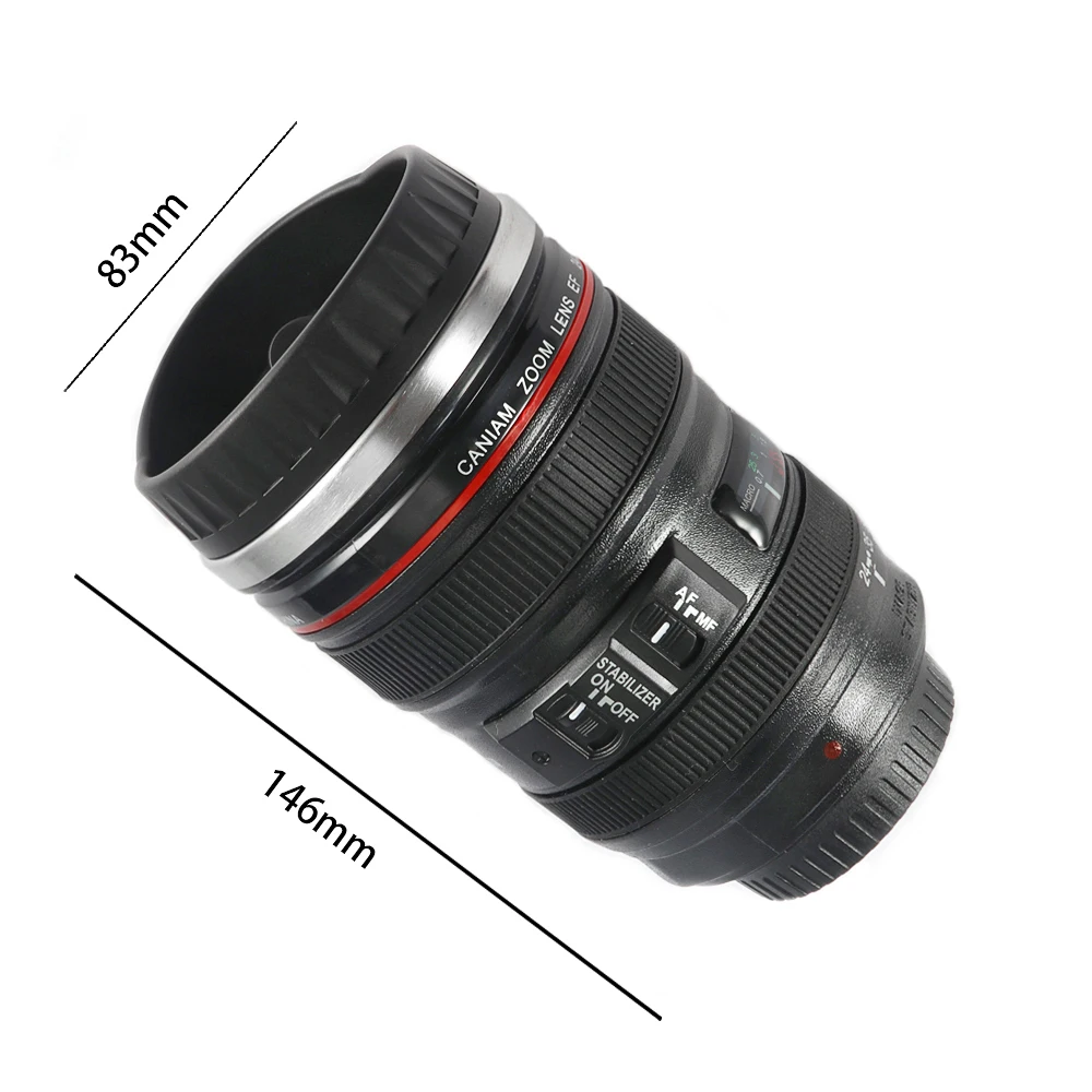 Термос для объектива камеры Canon EF 24-105 мм кружка кофе нержавеющая сталь W крышка