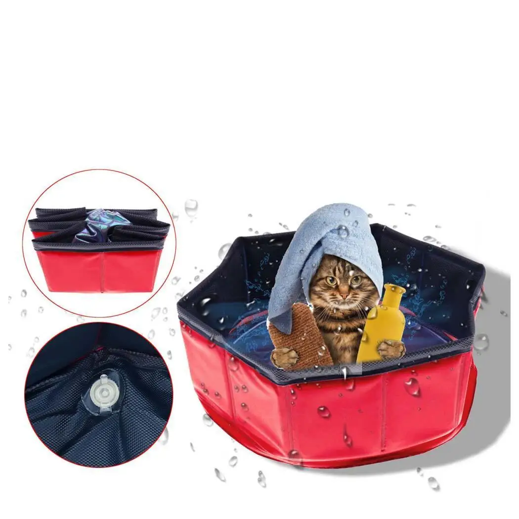 Портативный прочный собака кошка для ванной бассейн Крытый Pet снаряжение