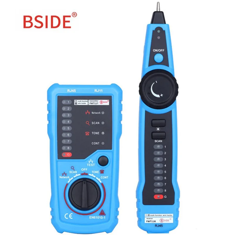 BSIDE FWT11 RJ11 RJ45 трекер телефонного провода Тонер-трассировщик Ethernet LAN Сетевой кабель