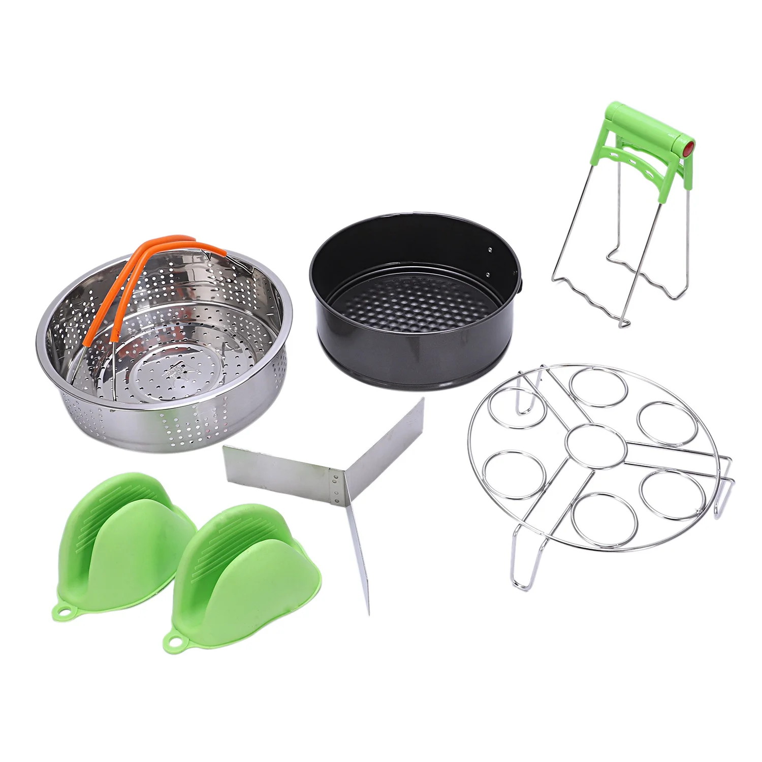 LUDA 6 шт. подставка для отпаривания яиц пароварка форма торта кухонный набор