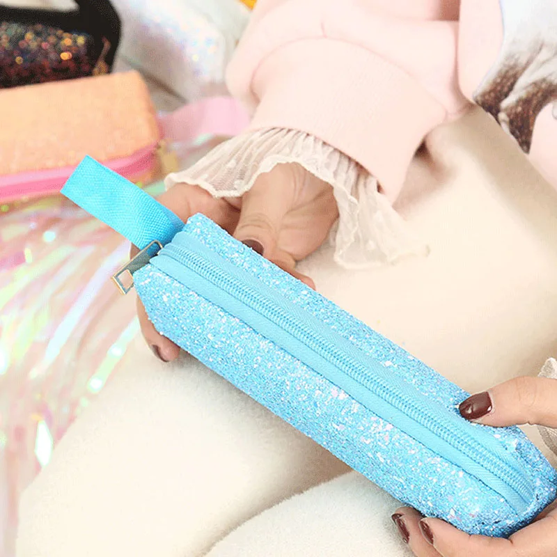 Новинка 2019 большой емкости блестящий держатель для ручки канцелярские