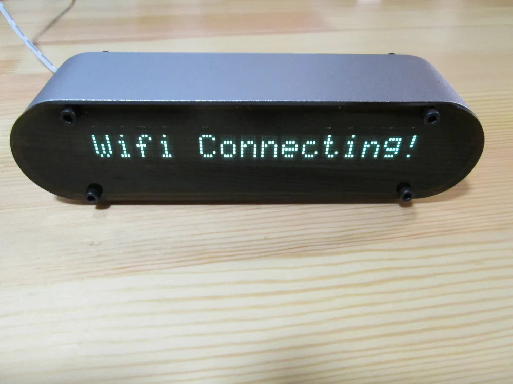 DYKB VFD часы + Цифровой термометр гигрометр Высокая точность RX8025T WIFI датчик