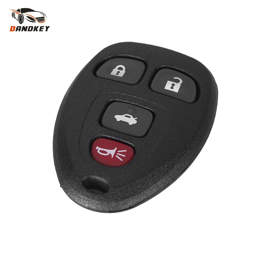 Dandkey 4 кнопки чехол для дистанционного ключа от машины оболочка Fob &amp Pad Chevrolet Buick GMC