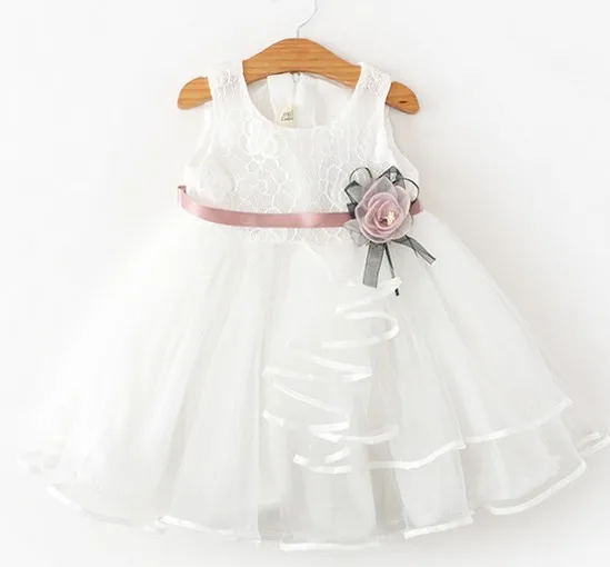 Pudcoco Boho Flower Girl Princess Dress Kids Baby Party Wedding Bridesmaid Tulle Tutu Dresses Sleeveless Summer Clothes | Детская одежда