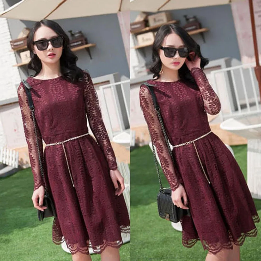 Женские тонкие металлические ремни на талию роскошные карамельных цветов с