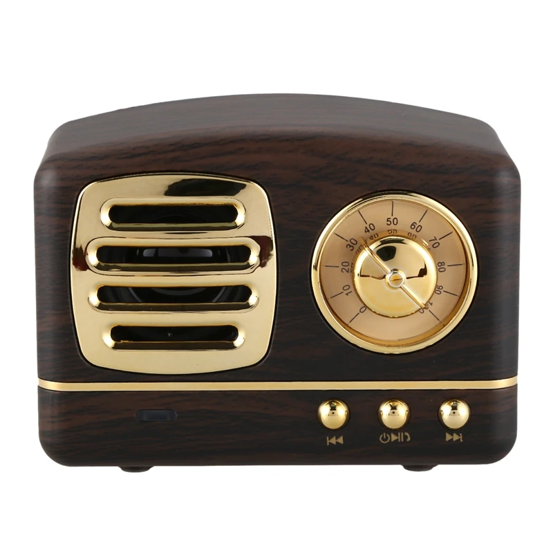 Портативный Bluetooth динамик Ретро Мини беспроводной радио Usb/Tf карта музыкальный