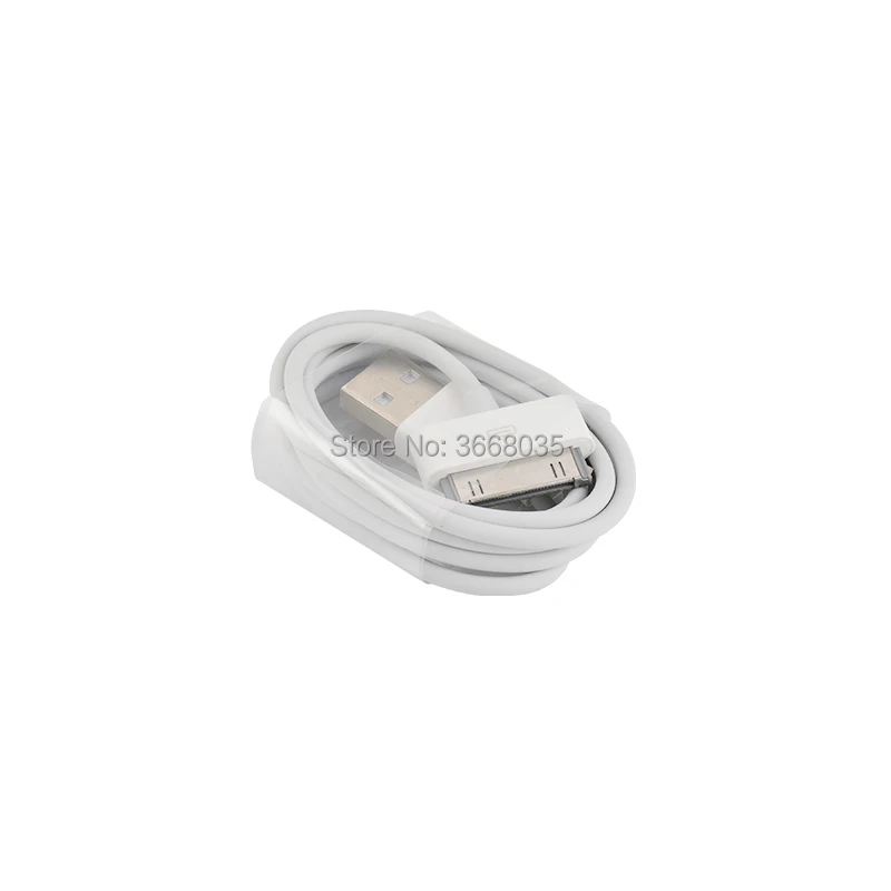 10 шт./лот USB зарядный кабель 1 м для iPhone 4 4S 5 6 7 8 X XR XS iPad 2/3/4 MINI 30Pin 8Pin передачи данных