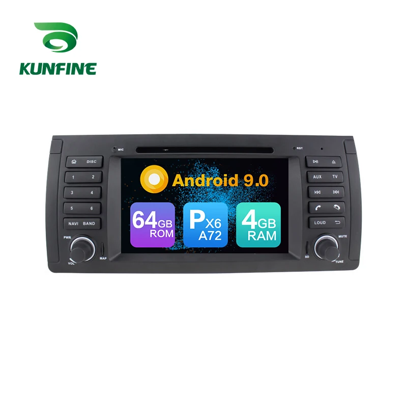 Android 9 0 Core PX6 A72 ОЗУ 4 Гб ПЗУ 64 ГБ Автомобильный DVD GPS мультимедийный плеер стерео для