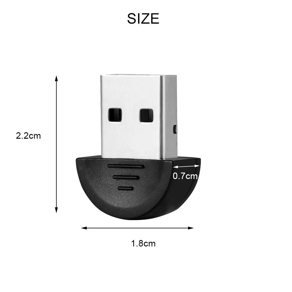 Powstro адаптер Bluetooth 2 0 приемник передатчик Mini для ПК Win Xp Win7 8 Plug & Play|Беспроводные