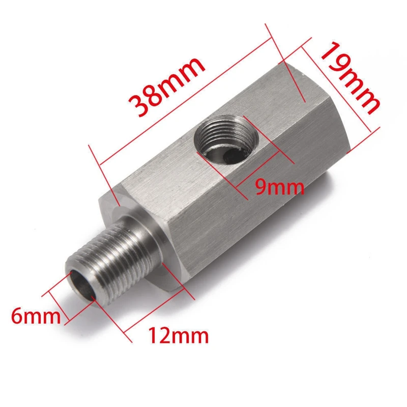 1/8 Inch Bspt Oil Pressure Sensor Tee To Npt Adapter Turbo Supply Feed Line Gauge Automotive Connector | Автомобили и мотоциклы
