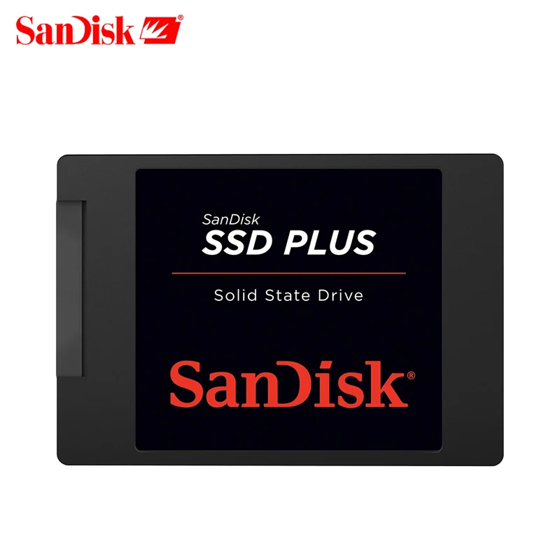 

Твердотельный накопитель Sandisk SSD Plus, 120 ГБ Sata 3 2,5 дюйма, внутренний жесткий диск, Hd Ssd, ноутбук, ПК, SSD 120 ГБ 240 ГБ 480 ГБ