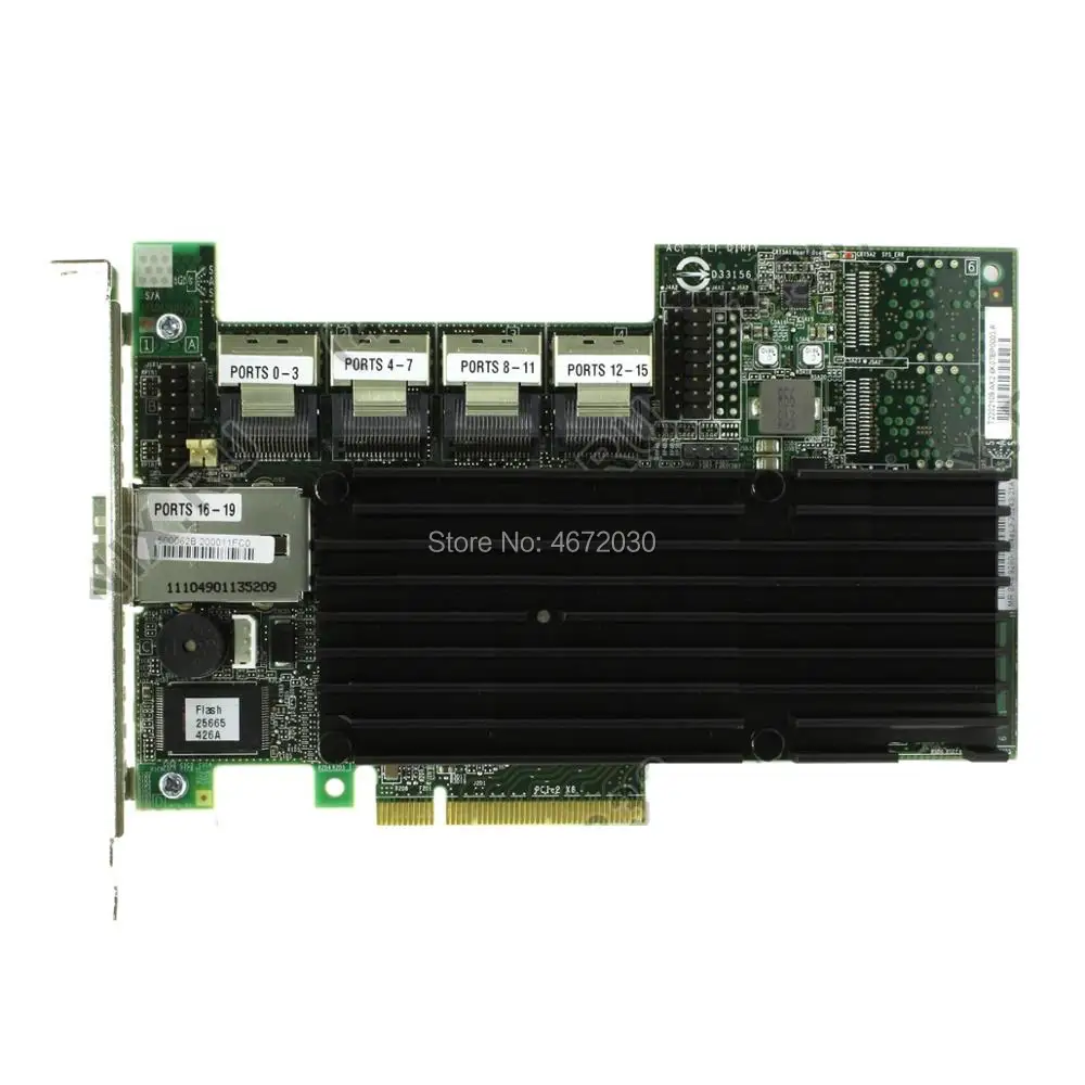 Новая плата контроллера Broadcom Avago LSI MegaRAID SAS 9280-16i4e LSI00210 20 портов 512 Мб кэш-памяти SFF8087