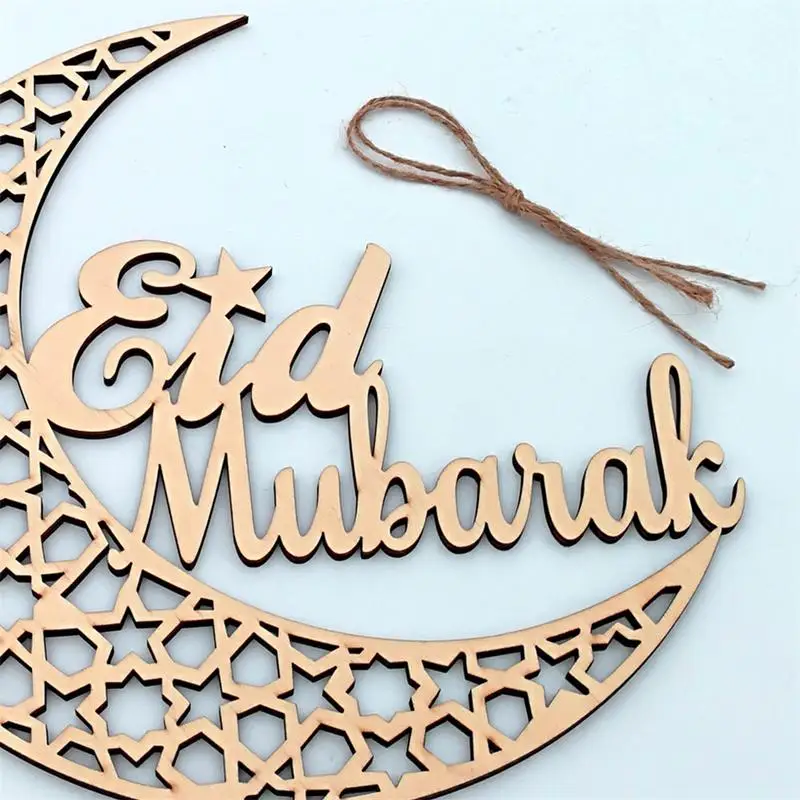 Деревянная дощечка мусульманский амадан Eid Mubarak креативный экологический Декор