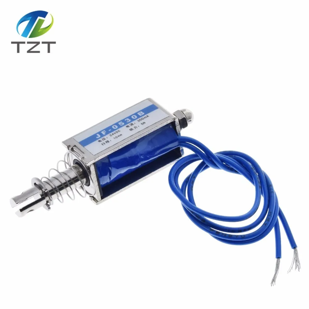 TZT JF 0530B DC 6V 12V 24V нажимной и вытяжной тип с открытой рамкой Электромагнитная сила