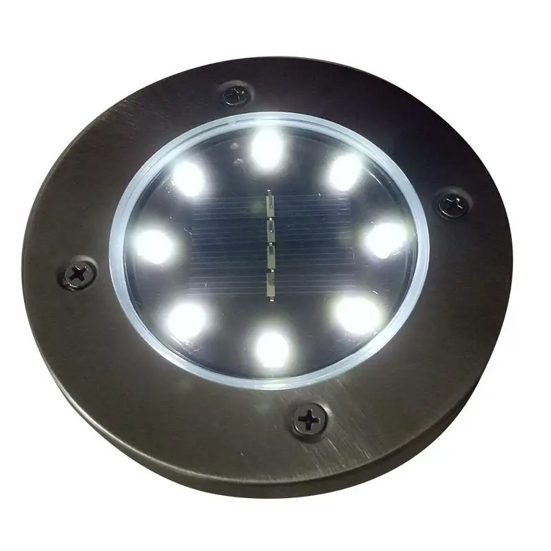 Kaigelin 8LED солнечный свет утопленный под землей водонепроницаемый уличный газон