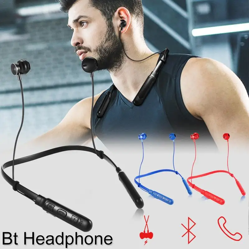 Беспроводные Bluetooth наушники портативные стерео 6D объемный звук спортивные