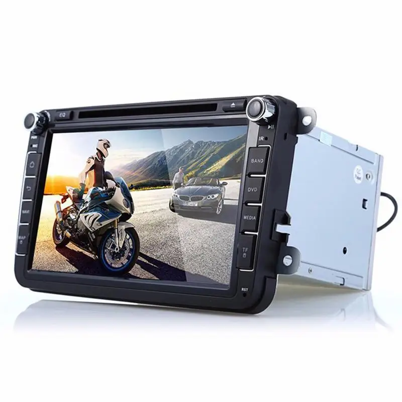8 дюймов DVD плеер автомобиля для автомобиль volkswagen gps навигации Bluetooth радиоприемник