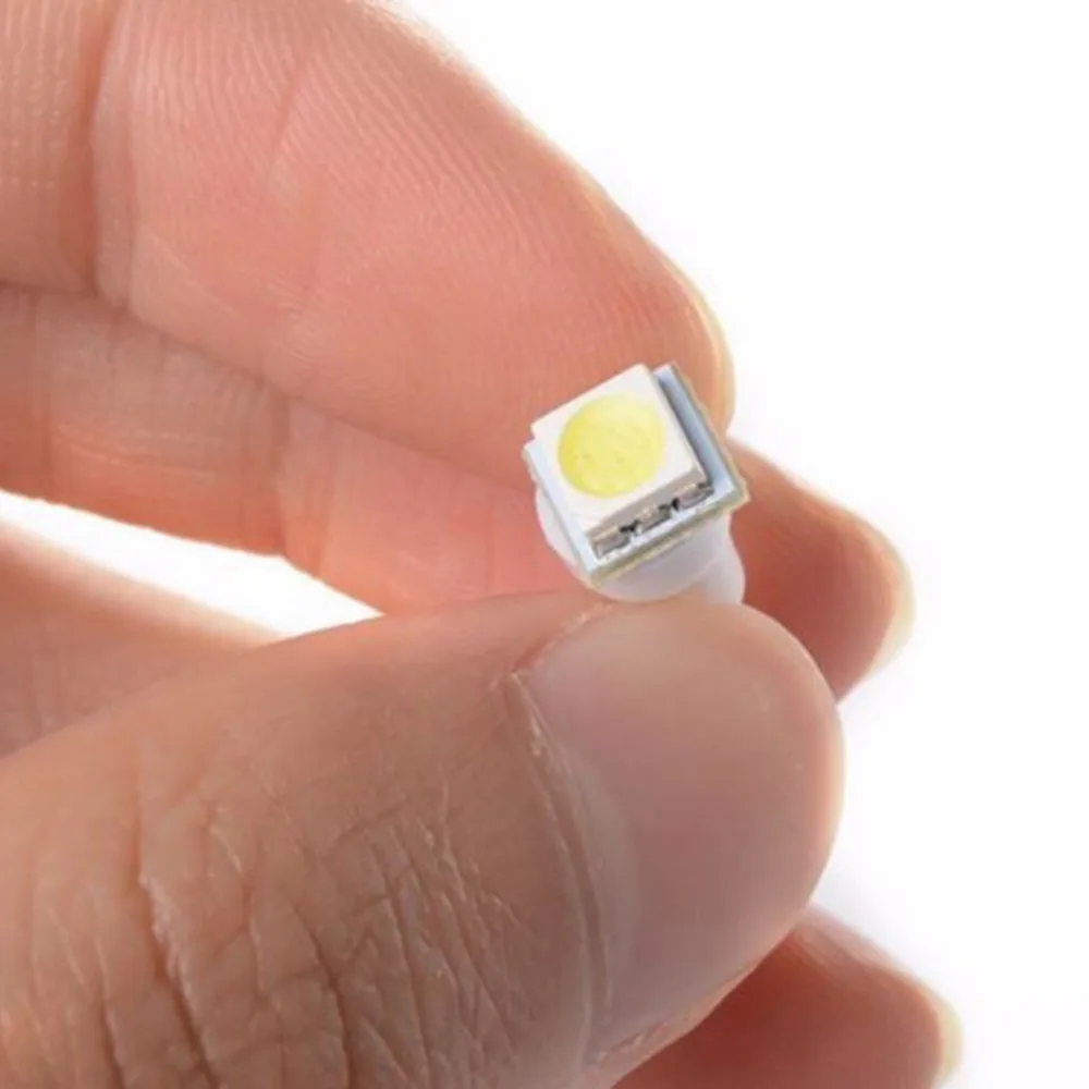 50 шт. холодный белый автомобиль T5 1SMD светодиодный фонарь приборная