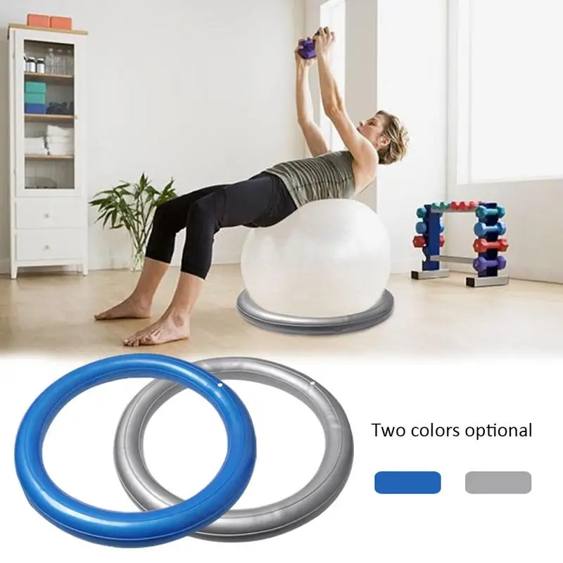 Пилатес фитнес спортзал баланс Fitball йога мяч фиксированное кольцо упражнения