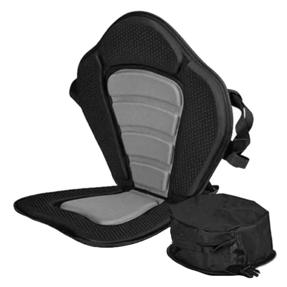 Mounchain Регулируемый гребная лодка мягкий Kayak Seat с сумкой для хранения каноэ спинка