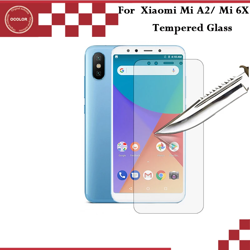Ocolor для Xiaomi Mi A2 ультратонкая защитная пленка из закаленного стекла переднего 5 99