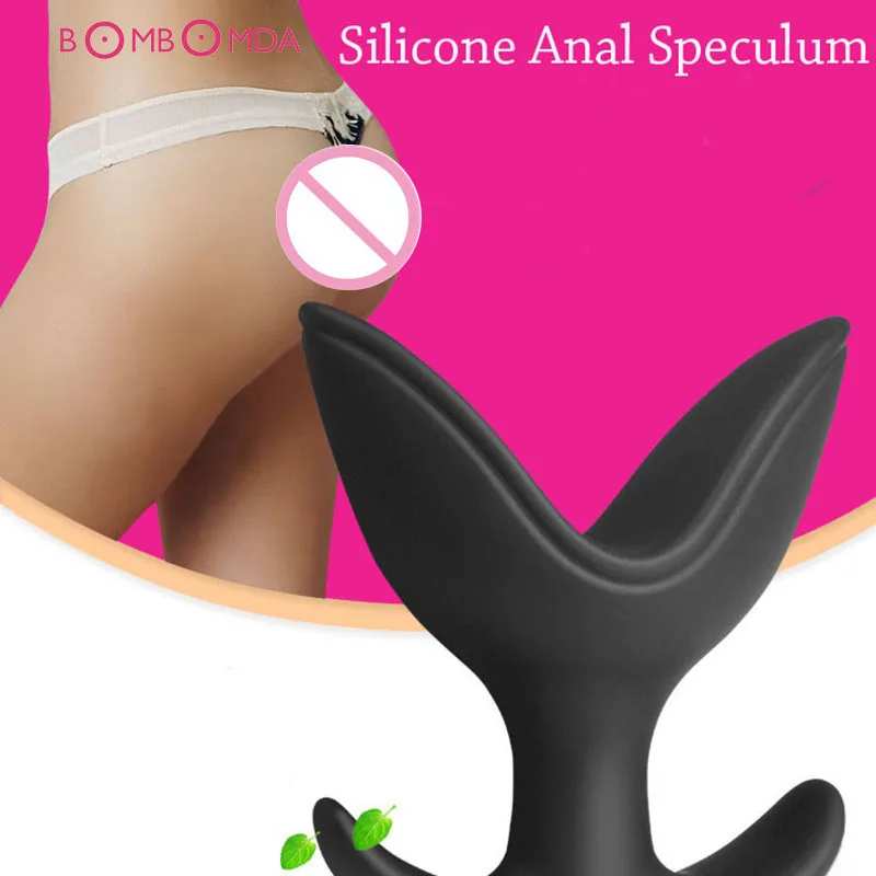 Silicone V Type Opening Anal Plug Anus Dilator Buttplug Prostate Massager G-spot Masturbation Stimulator Sex Toys for Woman | Красота и