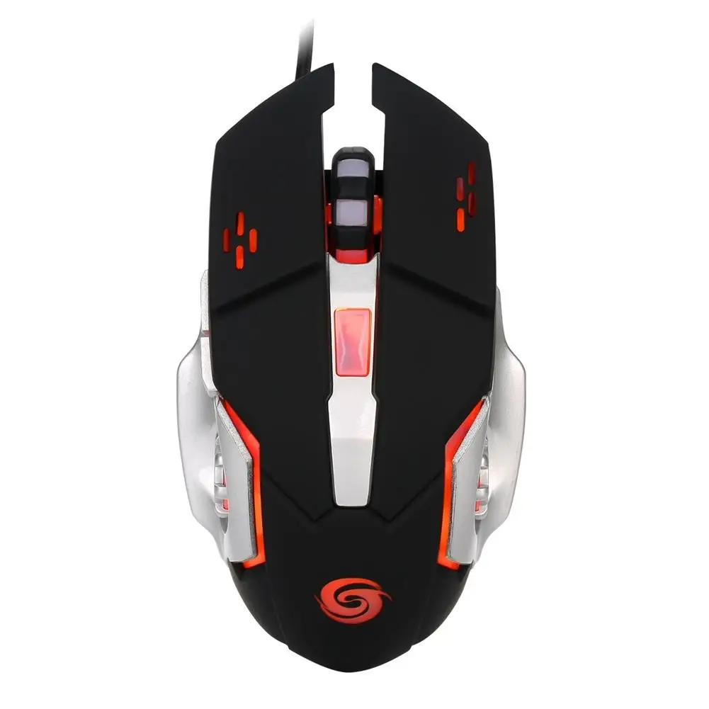PPYY NEW K1026 Обычная игровая мышь 6 кнопок Led оптическая эргономичная Usb Проводная