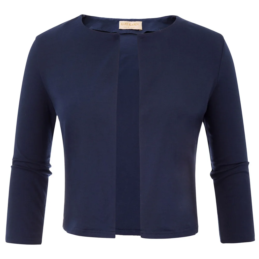 Женское болеро с открытым передом укороченный рукавом 3/4 коктейльный вечерний