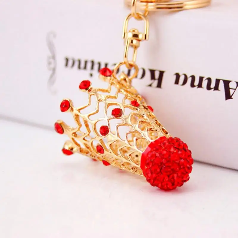 Fashion Badminton Alloy Dripping Oil Rhinestones Key Ring Exquisite Handbag Decoration | Украшения и аксессуары