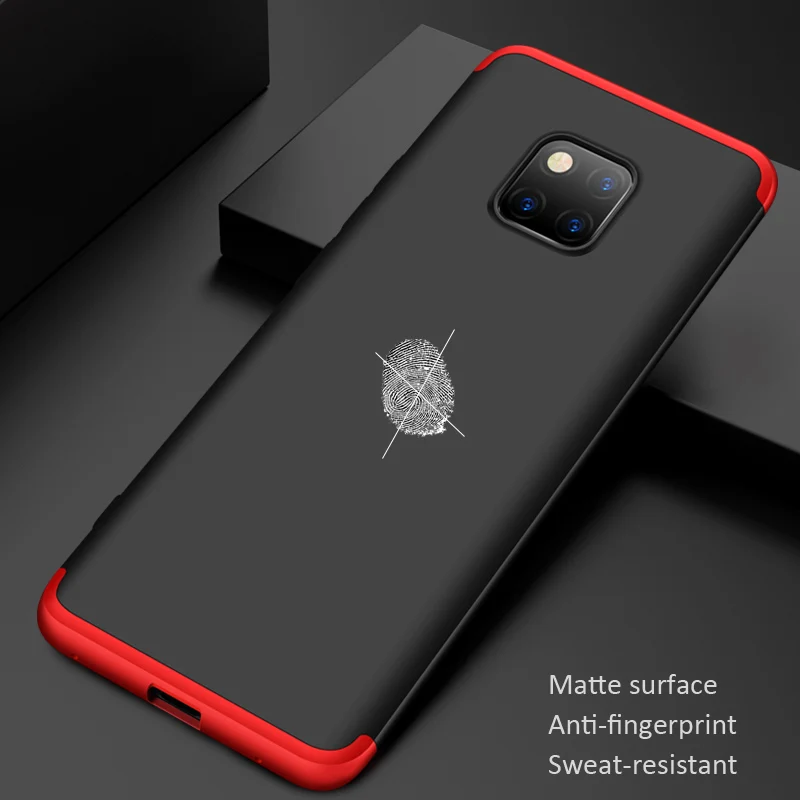Чехол GKK для Huawei Mate 20 Pro Lite 360 с полной защитой кольцевой держатель ручка|Бамперы| |
