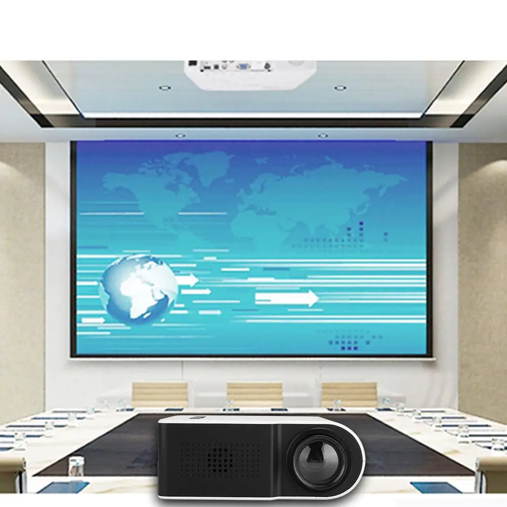 ТВ приставка Мини HD 1080P TFT LCD умный проектор домашний медиаплеер HDMI кинотеатр