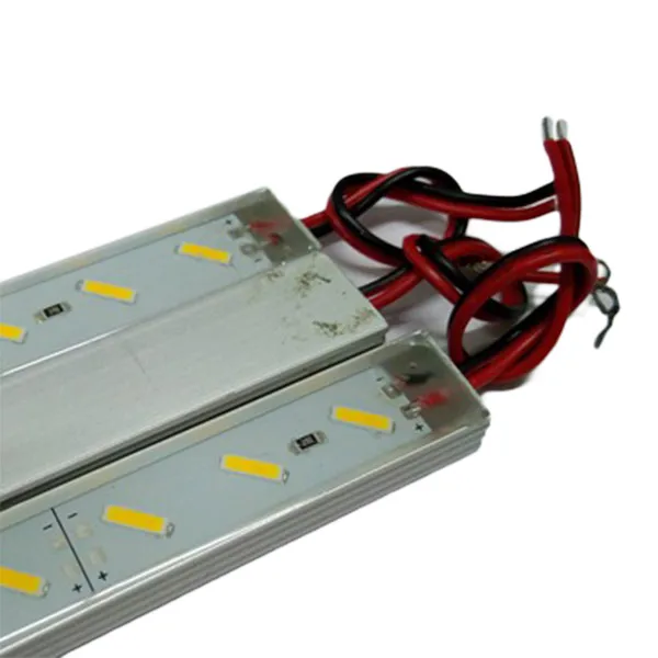 CLAITE 50 см IP68 9 Вт SMD 7020 Светодиодная лента 36LED теплая белая светодиодная жесткая
