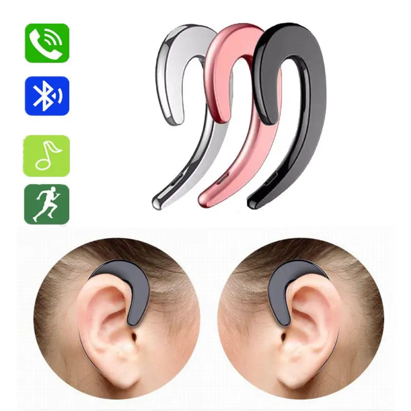 Беспроводные наушники Bluetooth с костной проводимостью стереонаушники гарнитура