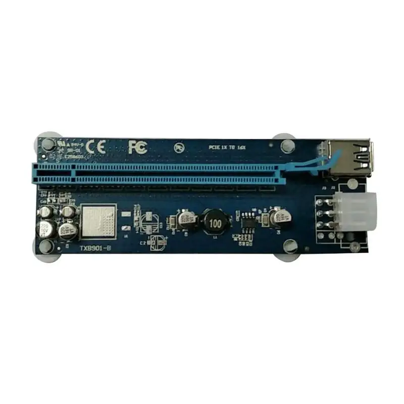 Новый 6 контактный PCI E Express Видеокарта 1X к 16X удлинитель USB 3 0 кабель для биткоина