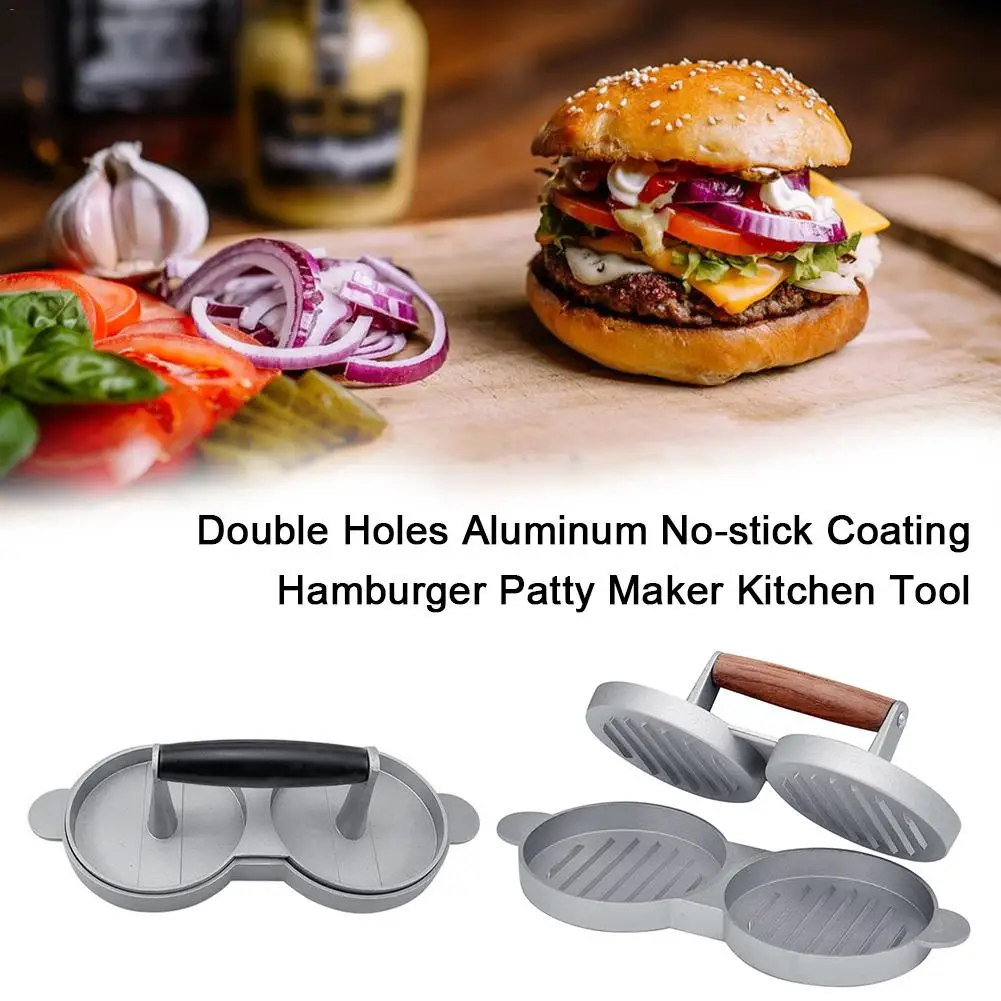 Главная DIY барная посуда кухонные принадлежности 2 отверстия Burger форма для