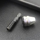 Конверсионный трехкулачковый патрон 0,3-3,6 мм с шестигранным хвостовиком, мини-зажим для сверления 1 шт., патрон без ключа, отвертка, адаптер ударного драйвера