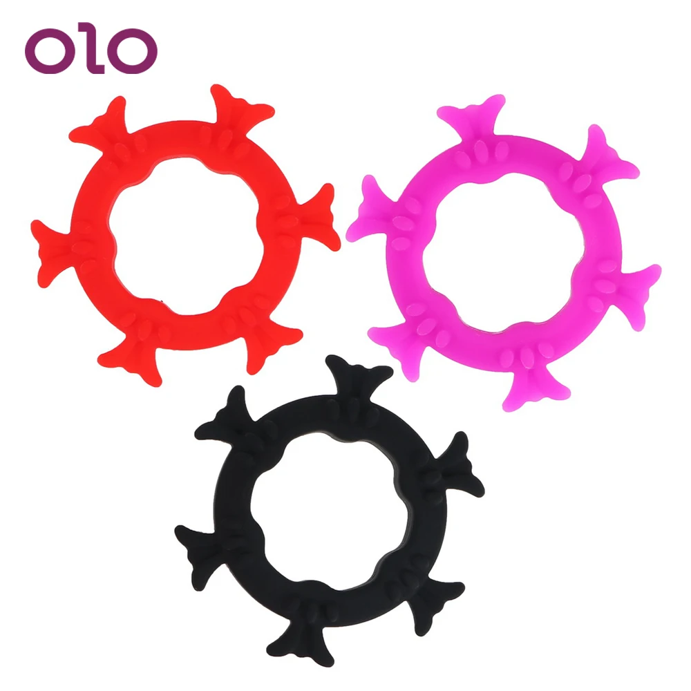 Кольцо для пениса OLO кольцо члена секс-игрушки мужчин эластичный фаллоимитатор