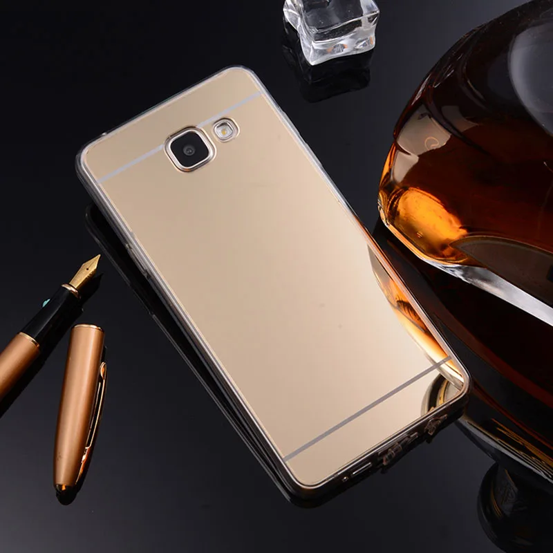 Роскошный мягкий чехол из ТПУ с зеркалом для samsung J2 Core A750 J6 J4plus A6 A8 2018 прочный