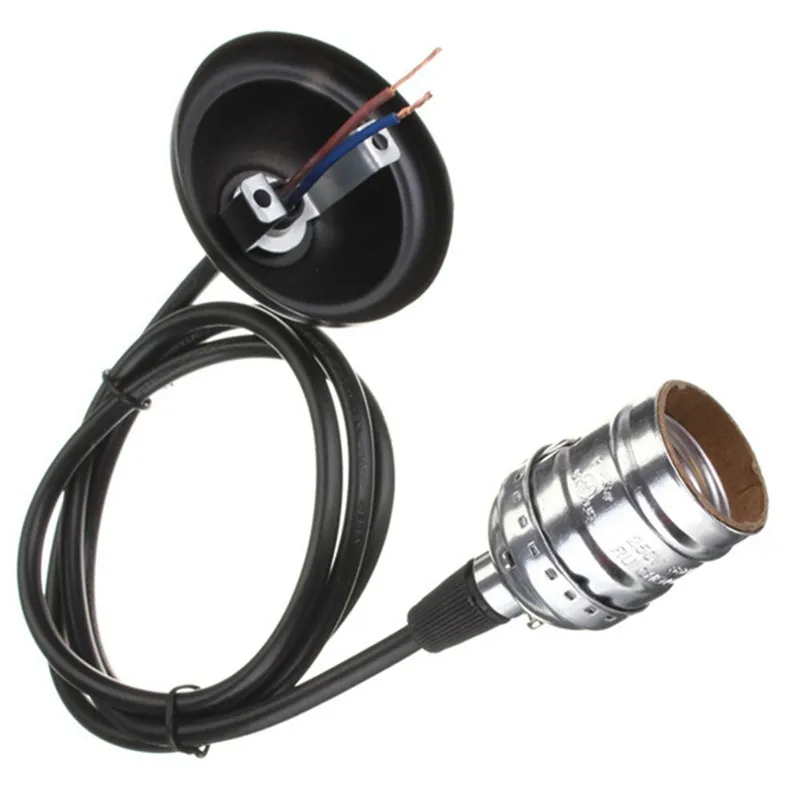 CLAITE E27 AC110-220V Винтаж Щепка электрическая лампочка эдисона гнездо держателя лампы