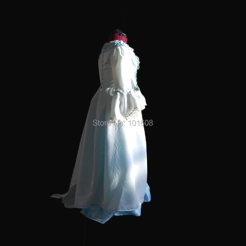 Tailored!Royal Blue Taffeta Vintage Duchess Princess Civil war 18th Court Belle Marie Antoinette DRESS Victorian dresses HL-375 |