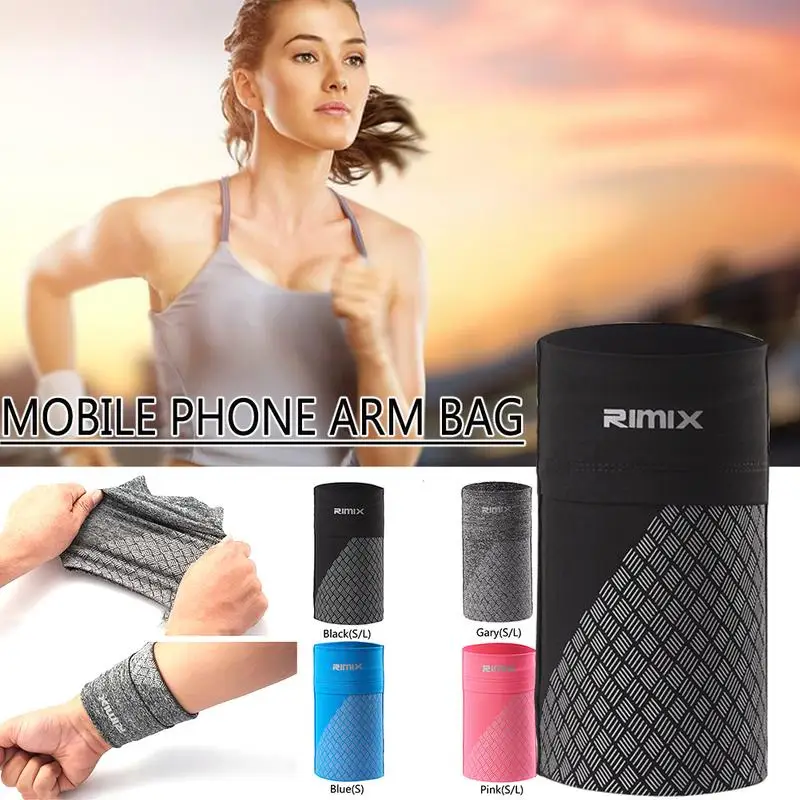 Wrist Arm Bag Elastic Mobile Phone Armband Sports Unisex Fitness Running | Спорт и развлечения