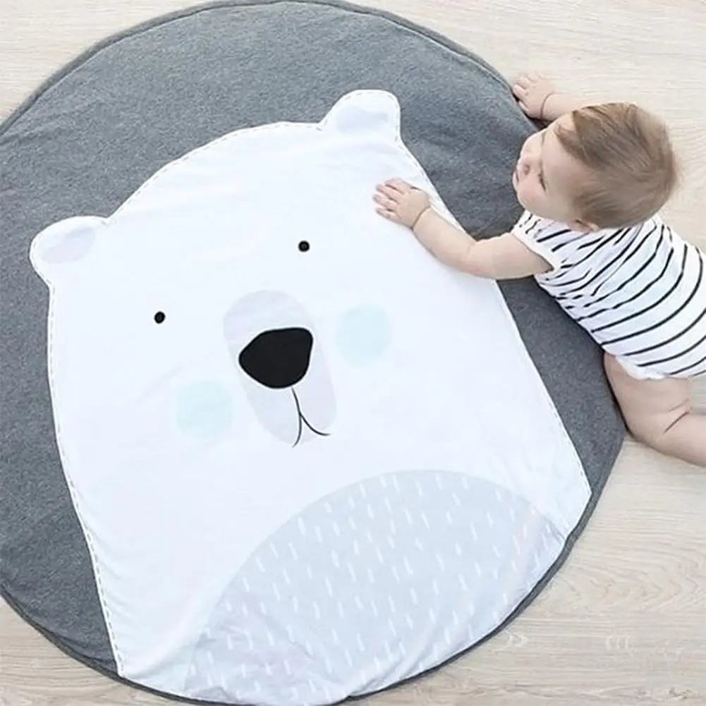 Kids Cartoon Printing Game Mat Play Crawling Blanket Infant Pad Rug Floor Carpet Baby Gym Activity Room Decor | Мать и ребенок