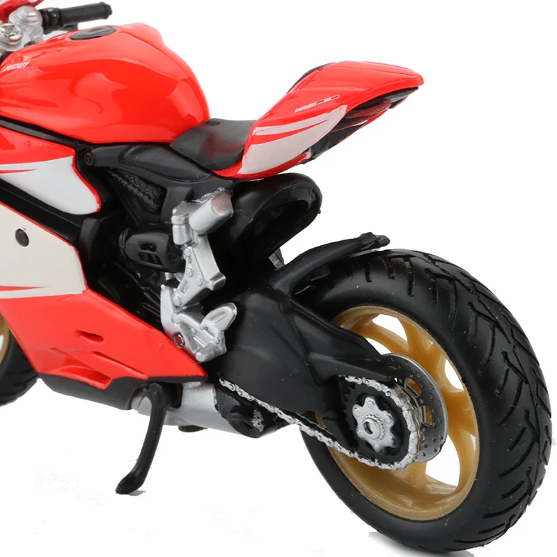 Гоночная модель автомобиля Maisto 1:18 игрушечный сплав 1199 мотоцикла SUPERLECCERA