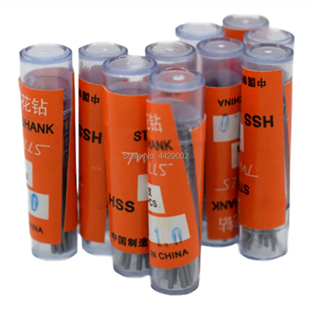 

100pcs 2.3mm 2.4mm 2.5mm Twist Drill Bit HSS Drill Bit Woodworking Wood Plastic Copper Aluminum Drilling Cutting