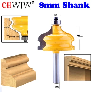 1 шт., хвостовик 8 мм, классическое литье бусин и фреза для деревообработки CHWJW -16127 _ 8