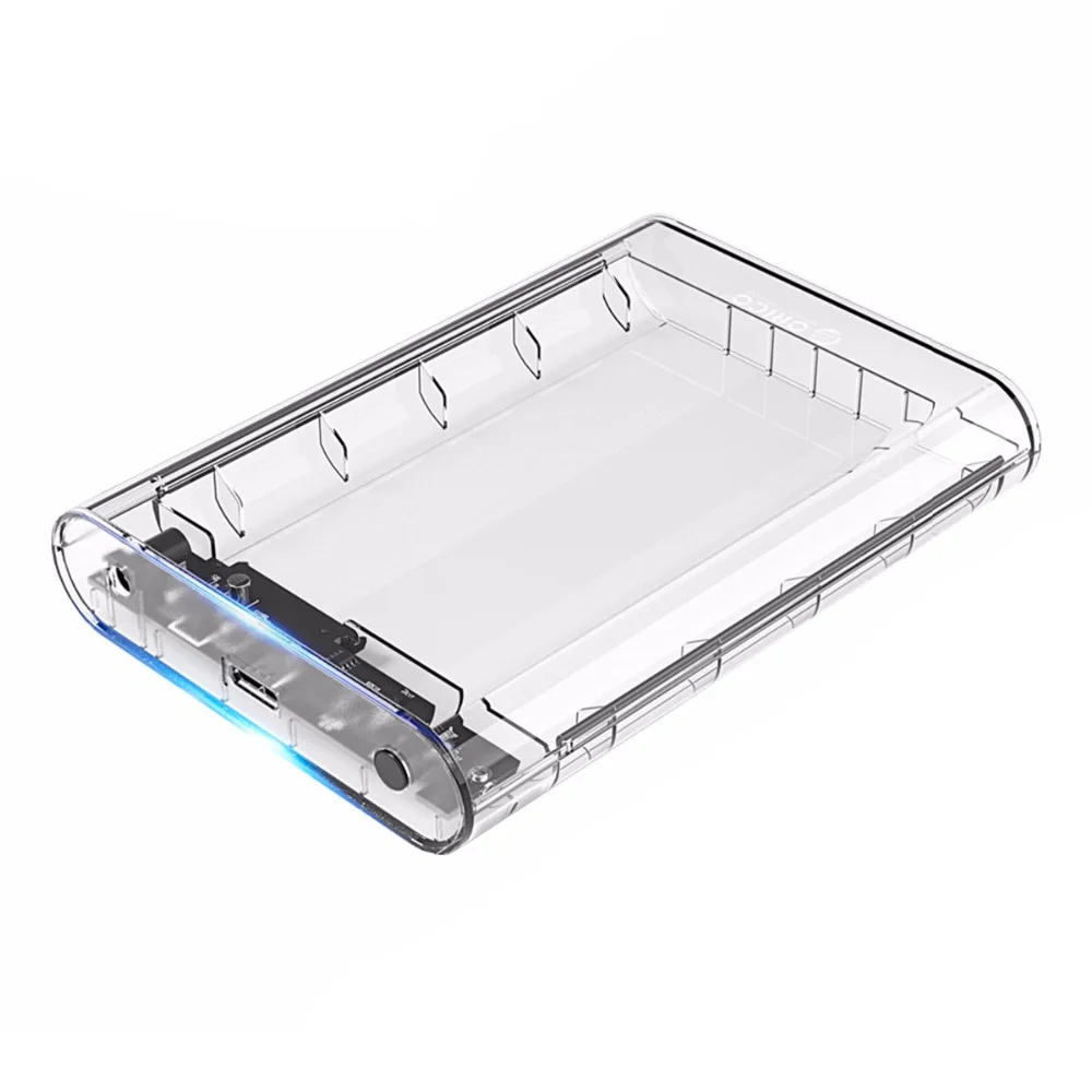 Прозрачный корпус для жесткого диска Orico 3139U3 3 5 дюйма чехол Usb 0 Гбит/с Sata3.0