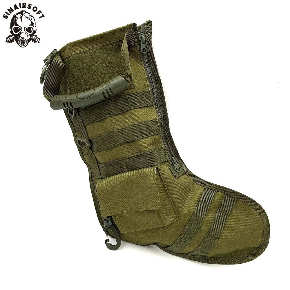 Тактический Molle Рождественский чулок сумка свалка Сумка Утилита для хранения
