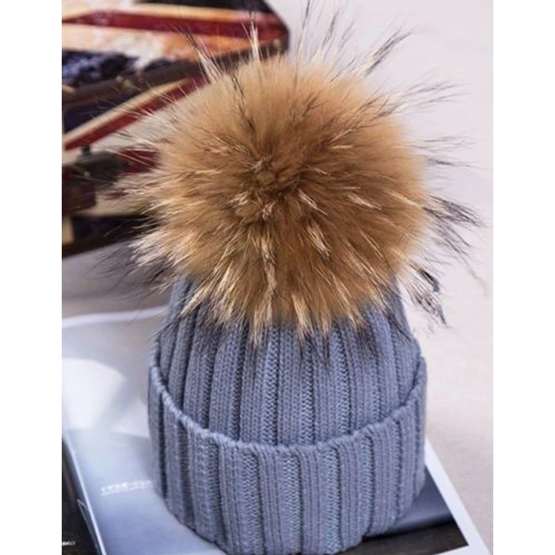 

Korean Winter Cap Women Solid Skull Knitted Thick Warm Cute Braid Hair Ball Wool Cap Beanies Casual Autumn Caps Vintage Harajuku