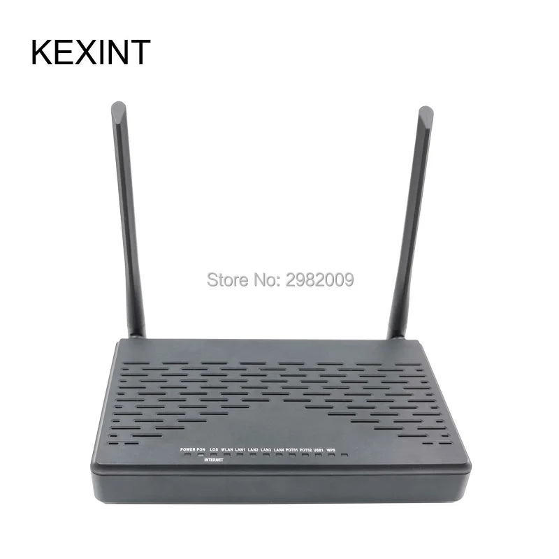Устройство GEPON ONU 4GE 2 Кастрюли WiFi черный OLT ONT GPON 1 SC UPC PON порт|Оптоволоконное